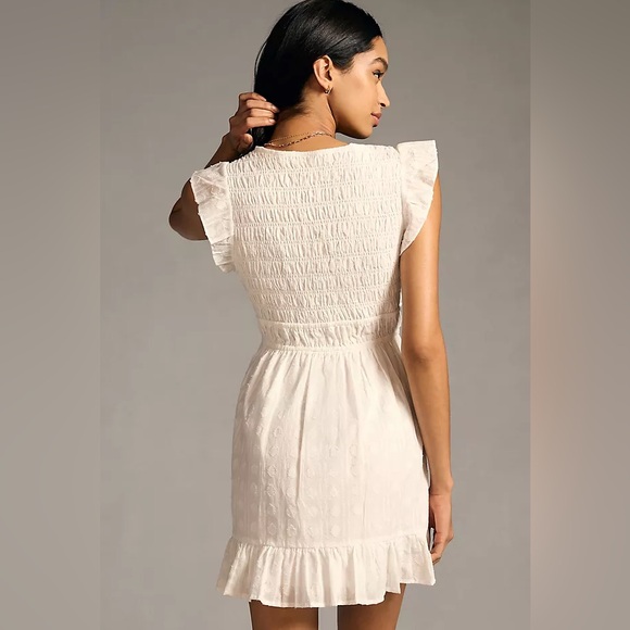 Anthropologie White Peregrine Mini Dress - Picture 2 of 7